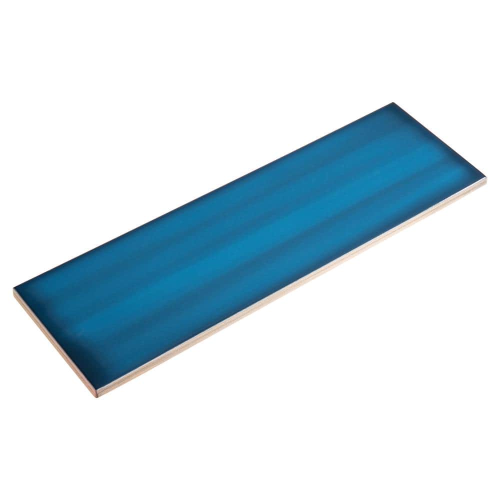 Divine Blue 4x12 Glossy Ceramic Subway Tile