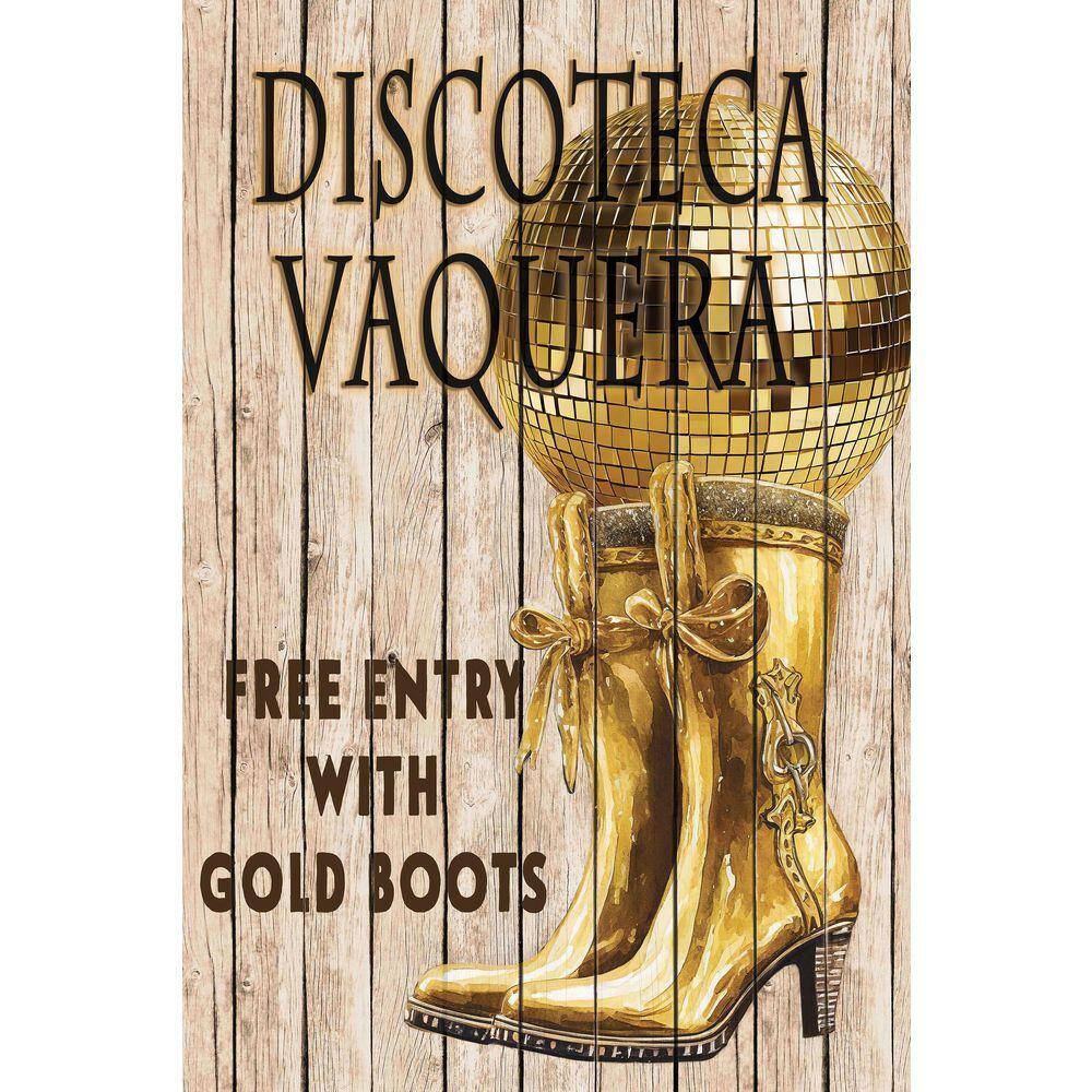 Discoteca Vaquera by Grotto Studios 1 Piece Unframed Graphic Print Abstract Poster Art Print 24 in. x 36 in. price history on PriceWatchPro