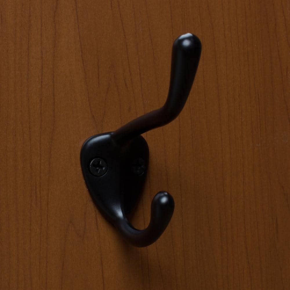 Matte Black Metal Wall Mounted Robe Hook