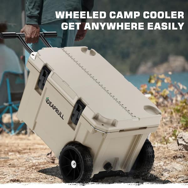 【値下げ】19,800→18,000 極美品BRIEFING防風XL futhork Khaki 55 qt. Portable Chest Cooler, Leak-Proof Outdoor