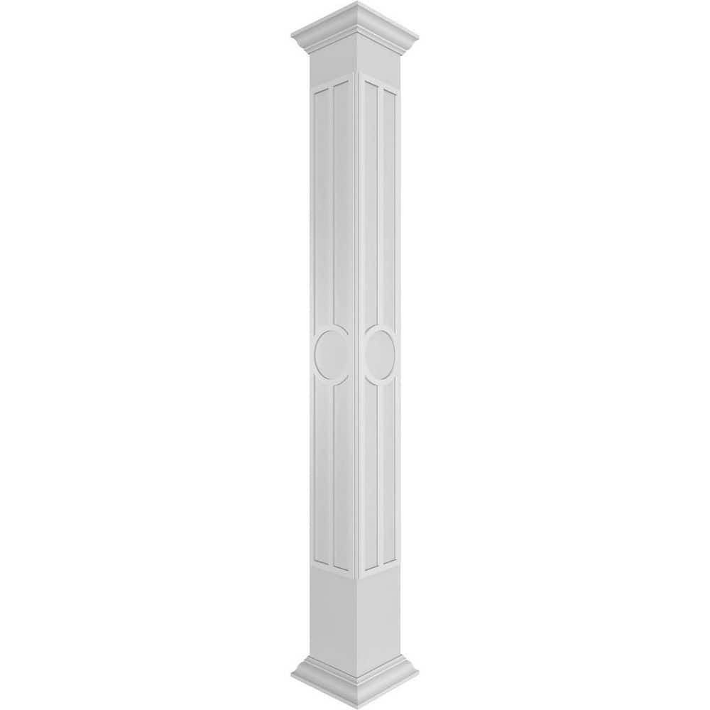 Ekena Millwork 11-5/8 in. x 8 ft. Premium Square Non-Tapered Artisan ...