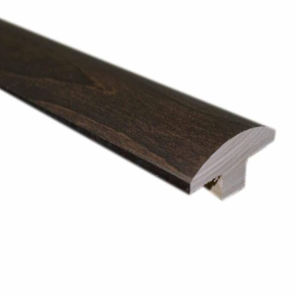 Unbranded Dark Exotic 3/4 in. Thick x 2 in. Wide x 78 in. Length Hardwood T-Molding