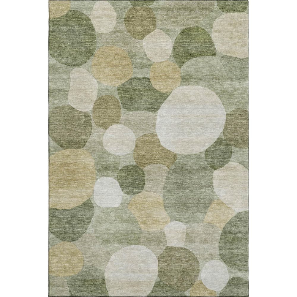 Mayfield Premium Machine Washable Abstract AMF2375 Sage 8 ft. x 10 ft. Area Rug price history on PriceWatchPro