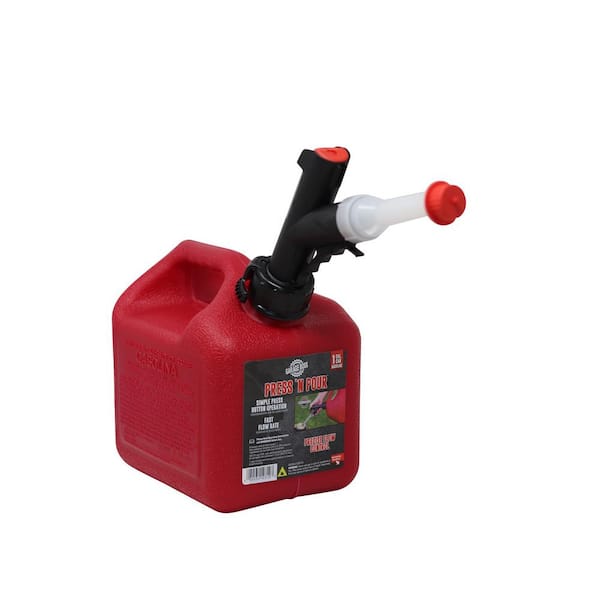 Garage Boss Press N Pour 1 Gal. Gas Can Accessory