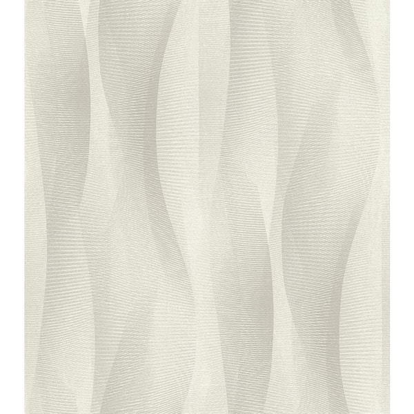 Advantage Currin Light Grey Wave Textured Non-Pasted Non-Woven Wallpaper Sample