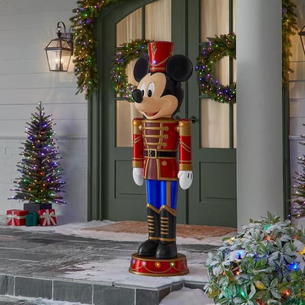 5 ft. LED Holiday Mickey Mouse Nutcracker Holiday Yard Decoration Y47