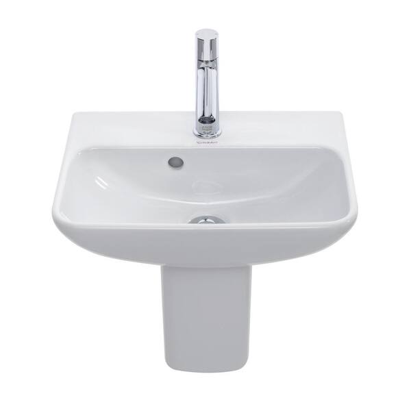Duravit ME by Starck 17.75 in. Rectangular Bathroom Sink in White 