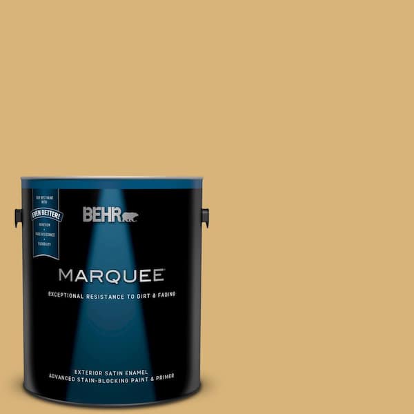 BEHR MARQUEE 1 gal. #UL180-22 Egyptian Temple Satin Enamel Exterior Paint and Primer in One