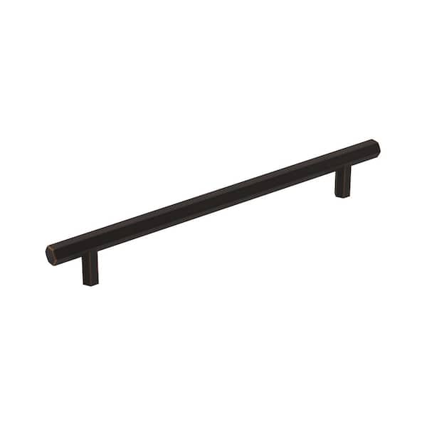 Amerock Caliber 7-9/16 in. (192mm) Modern Oil Rubbed Bronze Bar Cabinet Pull