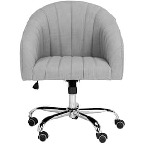 Themis Gray/Chrome Swivel Office Chair