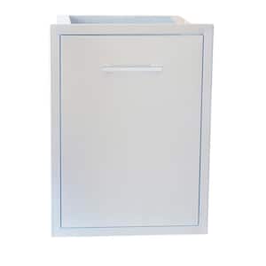 Signature 20 in. x 27 in. Beveled Frame Trash Drawer with 2 Trash Bins