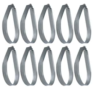 1-1/4 in. Swivel Loop Hanger for Vertical Pipe Support in Epoxy Coated Steel (10-Pack)
