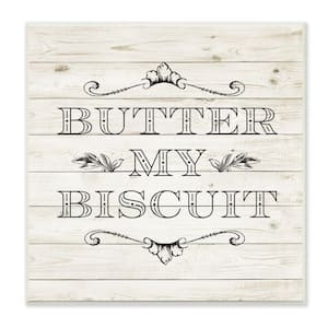 "Butter My Biscuit Charming Country Pattern" by Sd Graphics Studio Unframed Print Nature Wall Art 12 in. x 12 in.