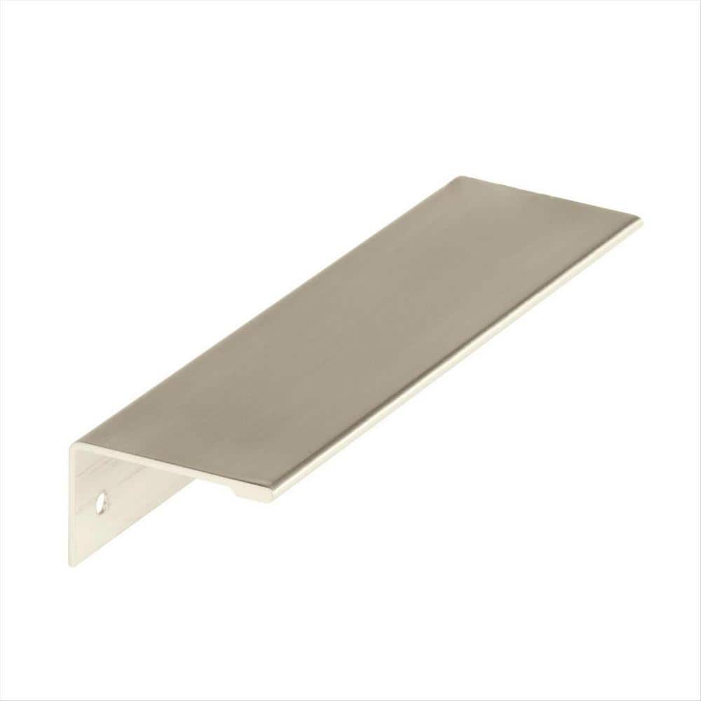 Edge Pulls 5-1/16 in. (128mm) Modern Satin Nickel Cabinet Edge Pull