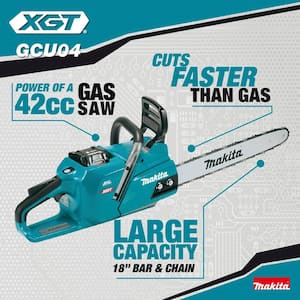 XGT 18 in. 40V max Brushless Electric Battery Chainsaw Kit (5.0Ah)
