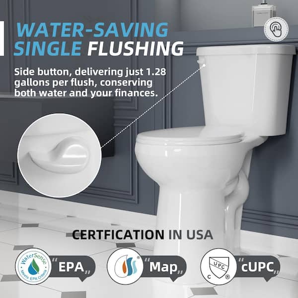 Reviews for Simple Project 2-Piece 1.28 GPF Single Flush 12