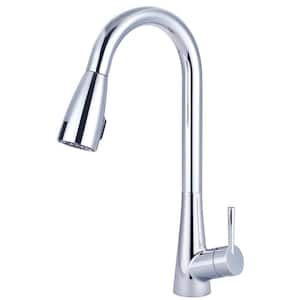 Single Handle Touchless Sensor Pull Down Sprayer Kitchen Faucet in Polished Chrome