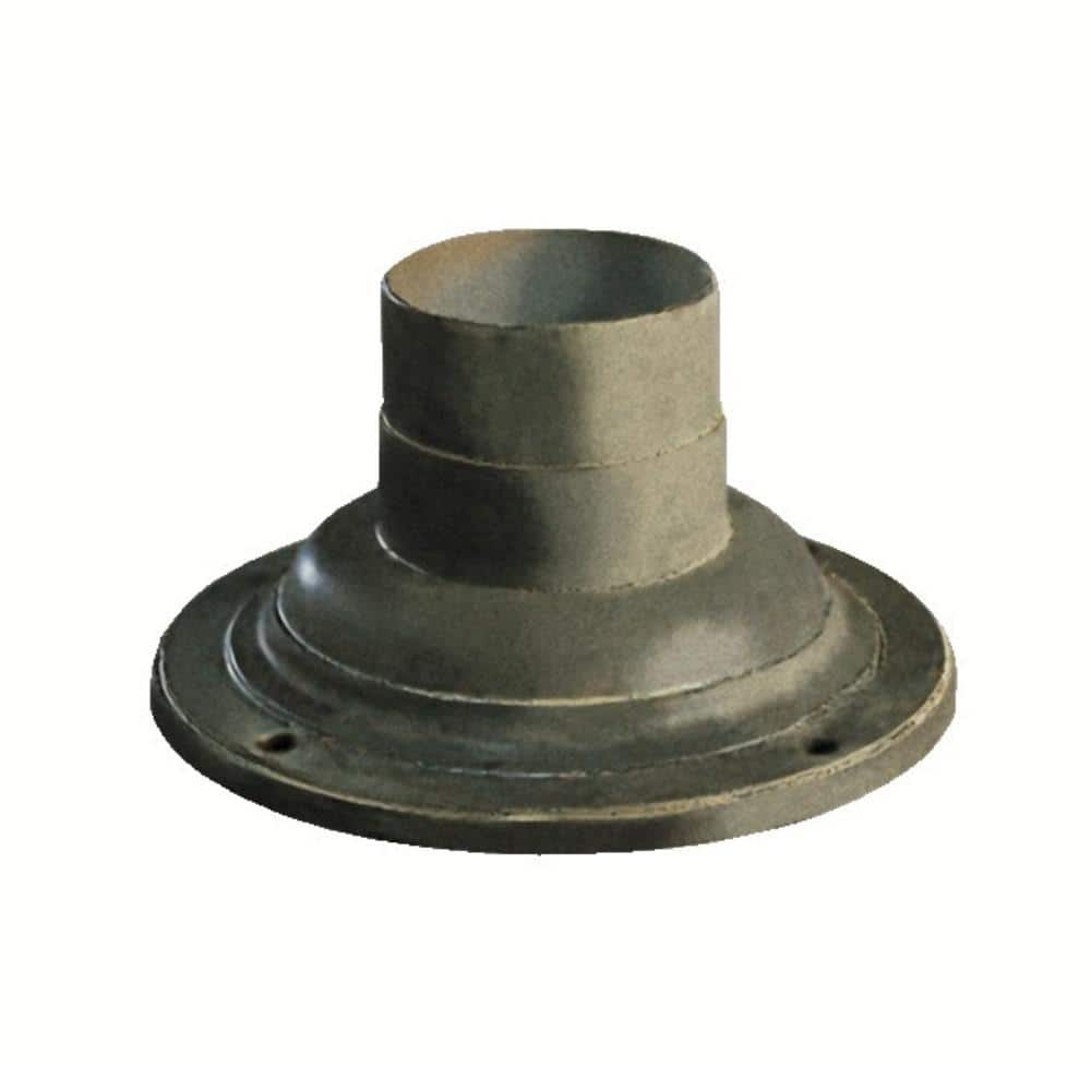 7 in. x 3.5 in. Olde Bronze Aluminum Outdoor Pedestal Mount (1-Pack) price history on PriceWatchPro