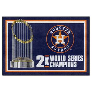 Houston Astro 2017 World Series Champs Round Area Rug