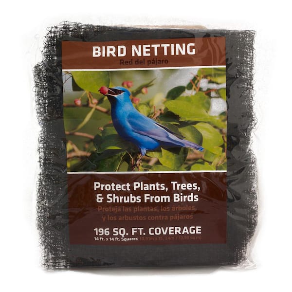 GREENSCAPES 14 ft. x 14 ft. Bird Netting, Reusable