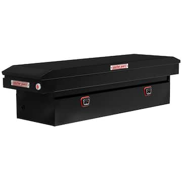 72 in. Gloss Black Steel Full Size Crossover Truck Tool Box