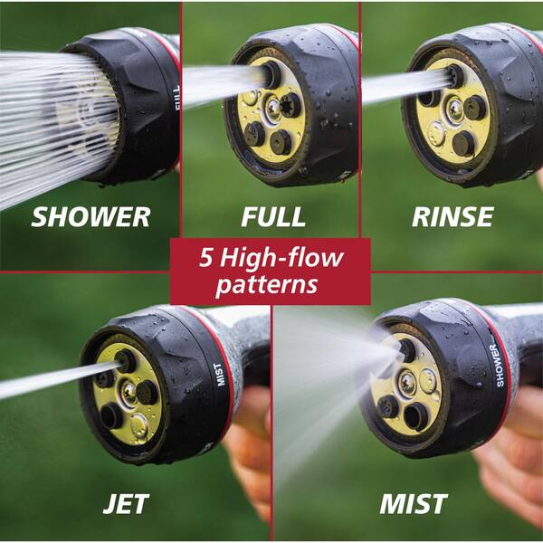 Husky PRO Rear Trigger Multi-Pattern Nozzle 622046 - The Home Depot