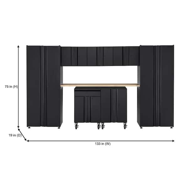 Husky 8-Piece Regular Duty Welded Steel Garage Storage System in