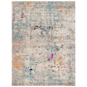 Madison Gray/Gold 12 ft. x 15 ft. Geometric Abstract Area Rug