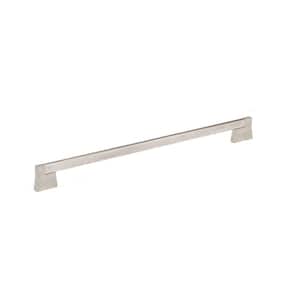 Manhattan Collection 12-5/8 in. (320 mm) Center-to-Center Brushed Nickel Contemporary Drawer Pull