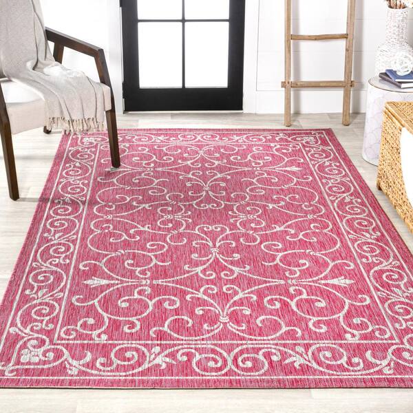 JONATHAN Y Charleston Vintage Filigree Textured Weave
