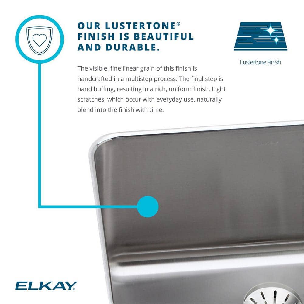 Lustrous Satin Stainless Steel Double Basin Undermount Sink