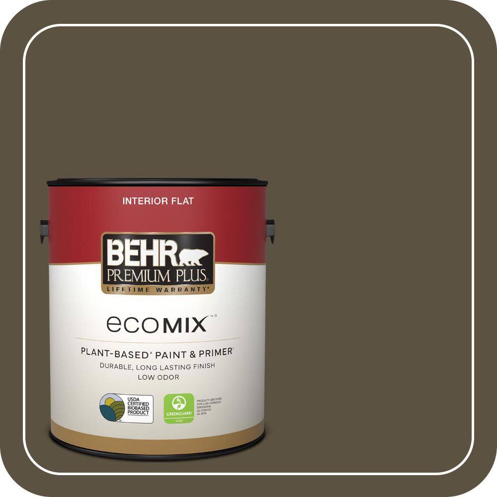 1 gal. #S-H-730 Eagle Rock Flat EcoMix Plant-Based Interior Paint & Primer price history on PriceWatchPro