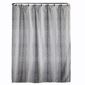 Interdesign Ombre Print Shower Curtain In Brown Gold 35803 The Home Depot