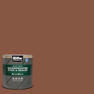 1 qt. #S210-7 October Leaves Solid Color Waterproofing Exterior Wood Stain and Sealer