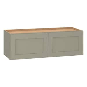 Westfield Dusk Gray Shaker Stock Assembled Wall Kitchen Bridge Cabinet (36 in. W x 12 in. D x 12 in. H)