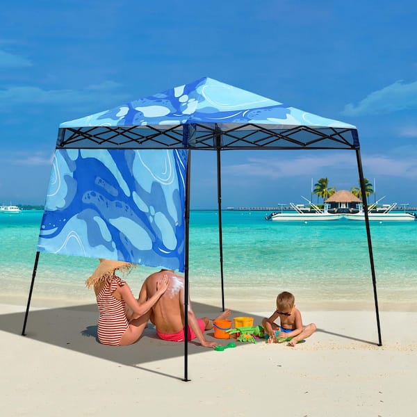 Day Tripper 8 ft. x 8 ft. Slant Leg Light-Weight Compact Portable Canopy