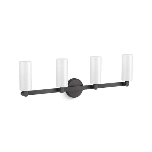 Crue 4-Light Matte Black Wall Sconce