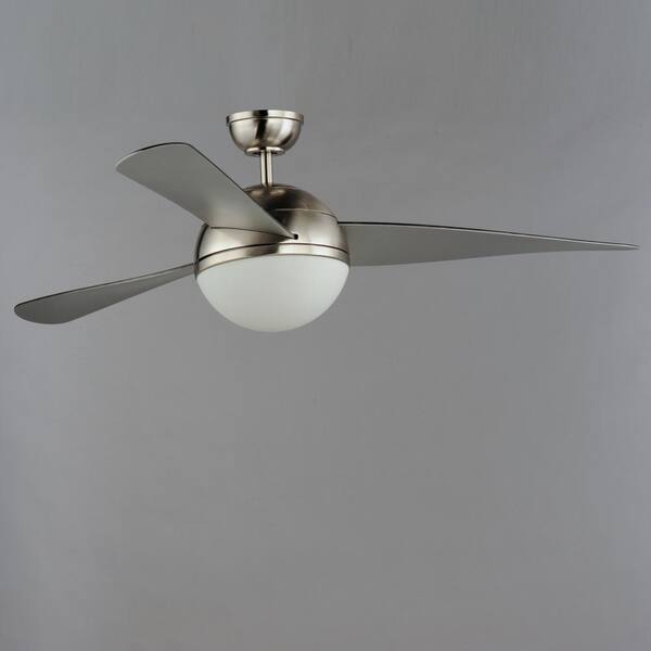 Maxim Lighting - Cupola 52 in. Indoor Nickel Ceiling Fan 2-Light LED