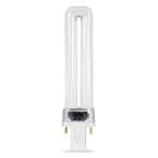 GE F7BX/827 Fluorescent 7W Lamp Bulbs – 4-Pack, 2700K Warm White, 2-Pin G23 Base - View #2