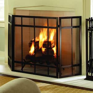 BLUEGRASS LIVING Sandstone Ceramic 3-Piece Fiber Brick Panel for 450 Series  Outdoor Fireplace Insert FLB450-S - The Home Depot