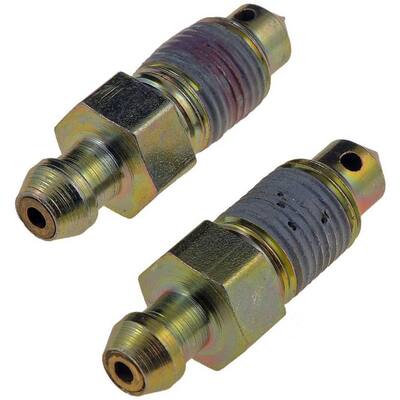 Brass Brake Caliper Bleeding Bleed Nipple Screw 3/8 X 24 UNF Long 2pc for sale online 