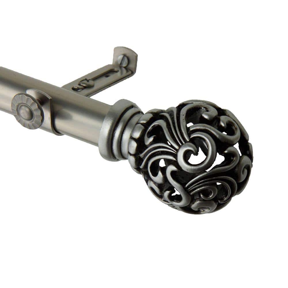 28 in. - 48 in. Adora Single Curtain Rod in Satin Nickel price history on PriceWatchPro