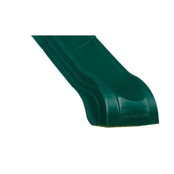 Slide Plastic UV Resistant Scoop Design Surface Mounted Green Finish 2-Piece 