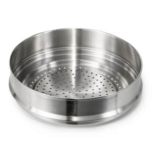 Graphite 10 in. Recycled 18/10 Stainless Steel Steamer Insert