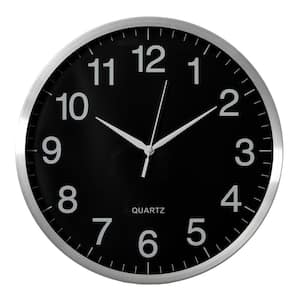 Kensington Station Black Large Double-Sided Clock 98583384M