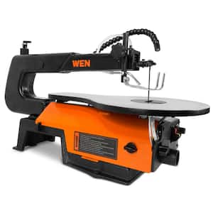 16 in. Variable Speed Scroll Saw with Easy-Access Blade Changes and Work Light