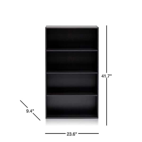 Black 4 deals shelf bookcase