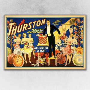 Charlie Thurston Out of a Hat Vintage Magic by Unknown Unframed Art Print 18 in. x 12 in.