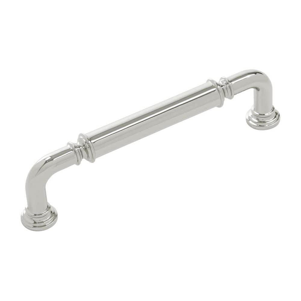 Berkshire Collection 5-1/16 in (128mm) Center to Center Polished Nickel Bar Cabinet Pull price history on PriceWatchPro