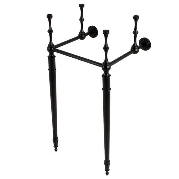 Kingston Brass Fauceture Brass Console Sink Leg in Matte Black